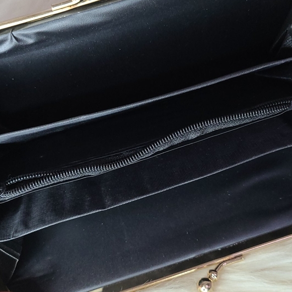 Blue floral wallet clutch - Picture 7 of 8